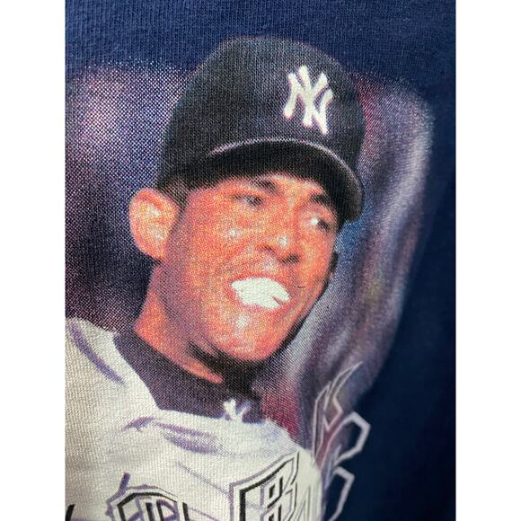 Vintage Mariano Rivera Shirt Medium New York Yankees Rap Tee Jeter Clemens MLB - Picture 11 of 11